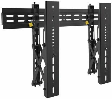 Neomounts LED-VW1000BLACK čierna / Držiak displeja na stenu / 37-75" / fixný / pull-out / VESA 600x400 / nosn. 50kg