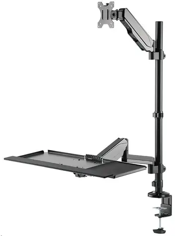 Neomounts DS90-325BL1 / držiak na stôl / pre monitor. klávesnica a myš / 17-32" / VESA 75x75/100x100 / nosn. 9+1kg