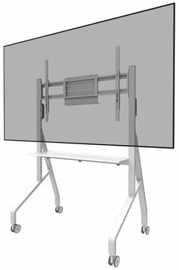 Neomounts FL50-525WH1 biela / Držiak displeja / vozík / 55-86" / 4 kolieska / VESA 100x100-900x600 / nosn. 76kg 