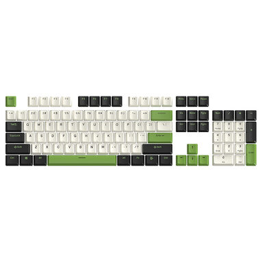 Marvo PBT Keycap set KP-02 (US) zelená / Layout : (US) / 104 kláves