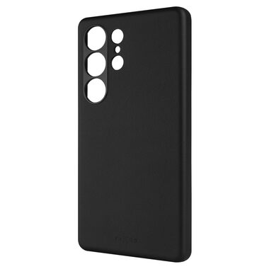 FIXED Kožený zadný kryt MagLeather s podporou MagSafe pre Samsung Galaxy S25 Ultra čierny