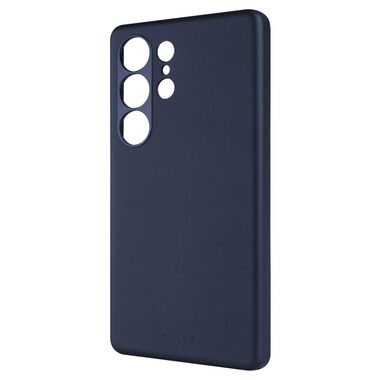 FIXED Kožený zadný kryt MagLeather s podporou MagSafe pre Samsung Galaxy S25 Ultra modrý