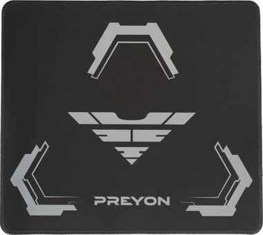 PREYON Falcon Speed M PFS40 čierna / herná podložka pod myš / 450 x 400 x 3 mm