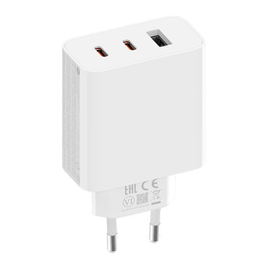 XIAOMI 67W GaN 2C1A biela / Nabíjací adaptér / USB-A / 2x USB-C 