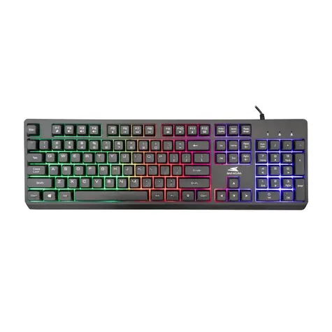 Baracuda STARFISH Herná membránová klávesnica / US layout / 1.5m / RGB / USB / Antighosting 19 kláves