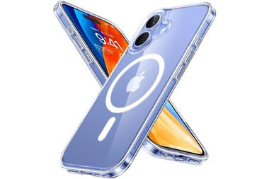 Torras Diamond-Mag case ochranný kryt pre Apple iPhone 16 PLUS transparentný