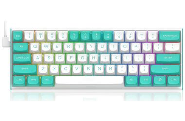 Rozbalené - Redragon K683WB biela / Herná klávesnica / mechanická / Redragon Magnetic / USB / US / rozbalené