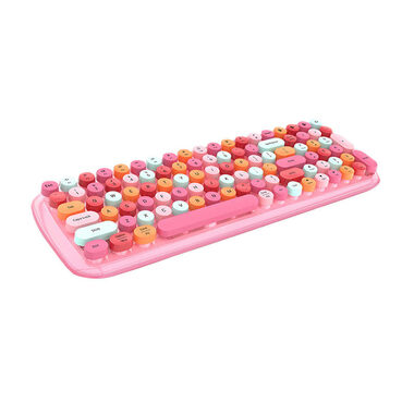Rozbalené - MOFII Candy BT ružová / Bezdrôtová klávesnica / Bluetooth / US Layout / 2x AAA / rozbalené