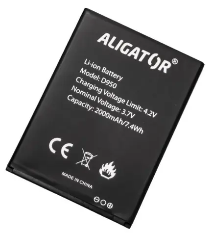 Aligator Batéria D950 / Li- ION 2000 mAh / originálna