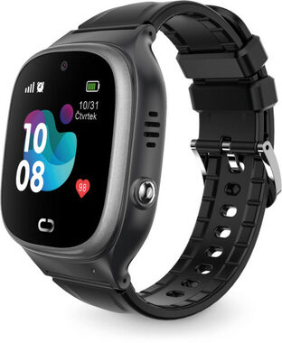 Aligator Chytré hodinky Watch Junior 2 / čierne