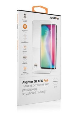 Aligator Ochrana displeja GLASS FULL COVER Huawei P20 čierna