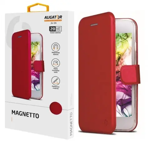 Aligator Puzdro Magnetto XIAOMI Mi 10T/10T Pro / Red