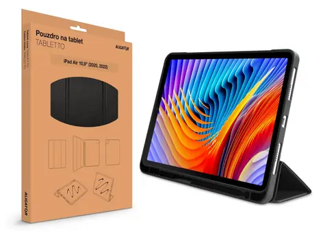 Aligator Puzdro TABLETTO pre iPad Air 10.9" (2020, 2022), čierne
