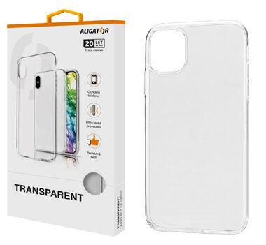 Aligator Puzdro TRANSPARENT Apple iPhone 11
