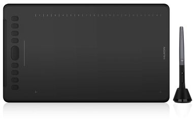 Huion H1161 čierna / Grafický tablet / 279,4 x 174,6 mm / 5080 LPI / 8192 úrovní tlaku / 12 program. tlačidiel 