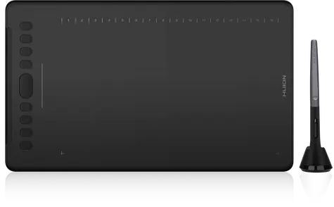 Huion H1161 čierna / Grafický tablet / 279,4 x 174,6 mm / 5080 LPI / 8192 úrovní tlaku / 12 program. tlačidiel 