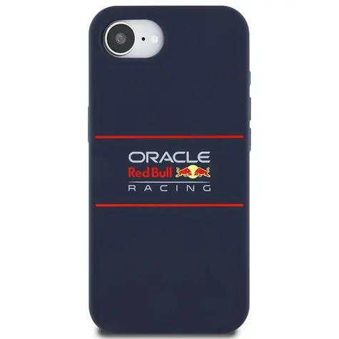 Red Bull Silicone Horizontal Logo MagSafe Zadný Kryt pre iPhone 16e modrá
