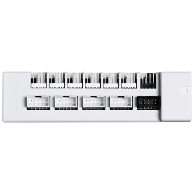 Lian Li EDGE HUB biela / 4X USB / 6x PWM