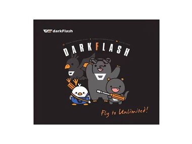 darkflash Gaming Mouse Pad čierna / herná podložka pod myš / 30x25cm