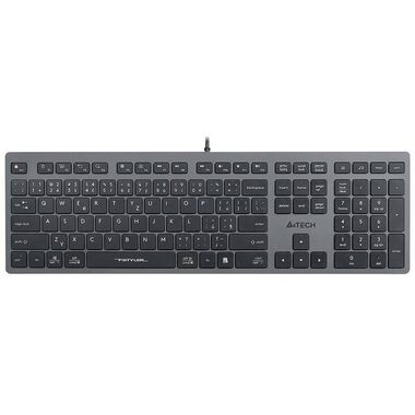 A4Tech FX50 šedá / Drôtová klávesnica / membránová / USB / CZ+SK layout