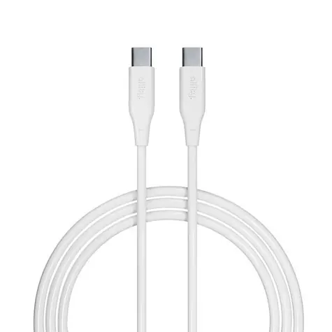 Allity AUC-02 Dátový kábel USB-C/USB-C 1m 100W biela