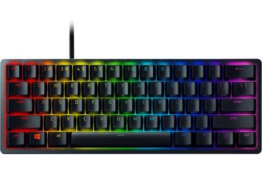Rozbalené - Razer Huntsman Mini Red čierna / Herná klávesnica / mechanická / drôtová (USB-C) / spínače Razer Optical S / rozbalené