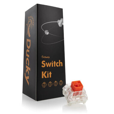 Ducky Kailh Box Red Switches / mechanické / 3-Pin / lineárne / MX-Stem / 45g / červená / 110 kláves