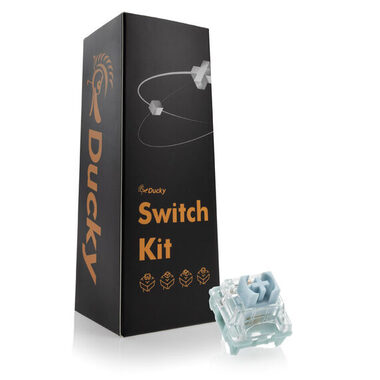 Ducky Kailh Polia Switches / mechanické / 3-Pin / taktilný / MX-Stem / 45g / modré / 110 kláves