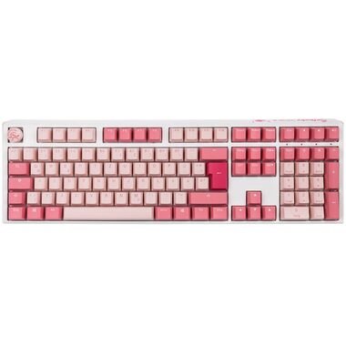 Ducky One 3 Cherry MX-Speed-Silver ružová / herná klávesnica / mechanická / drôtová USB-C / DE