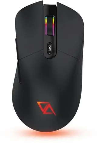 California Access Serval čierna / herná bezdrôtová myš / 10000 DPI / 2.4GHz + USB-C / 6 tlačidiel / RGB