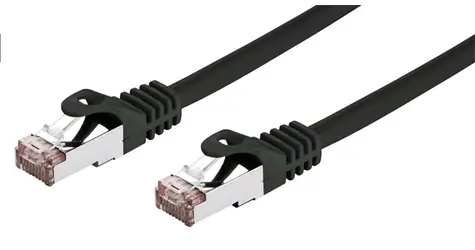 C-tech patchcord Cat6 FTP 0.25 m čierna