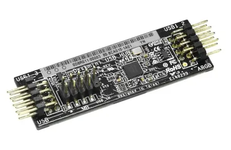 ASRock Deskmini USB barebone húb čierna 