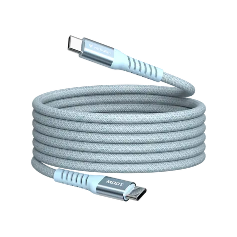 Verbatim 31856 Magnetický 100W USB-C kábel 1.2m modrá / USB-C(M) / USB-C(M) / PD & QC 3.0