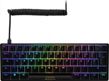 Sharkoon SKILLER SGK50 S4 čierna / herná klávesnica / mechanická / drôtová / RGB / Kailh Brown spínač / DE