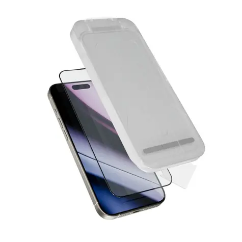 Epico ImpactCeramic Glass 3D Ochranné sklo pre iPhone 15Plus & 16Plus / Ultra široké krytie s aplikátorom proti prachu