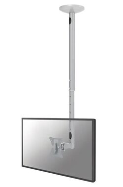 Neomounts FPMA-C050SILVER strieborná / držiak monitora na strop / veľkosť 10-30" / VESA 50x50 - 100x100 / nosnosť 20 kg