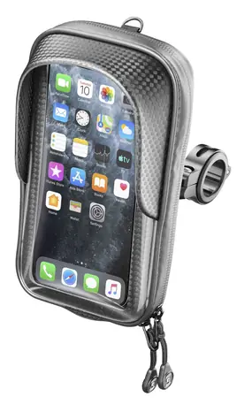 Interphone Univerzálne vodeodolné púzdro na mobilné telefóny Master Pre úchyt na riadidlá max. 6.7" čierne