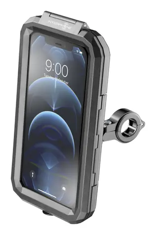 Interphone Univerzálne vodeodolné púzdro na mobilné telefóny Armor Pre úchyt na riadidlá max. 6.5" čierne