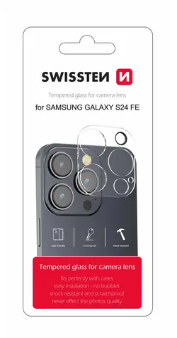Swissten ochranné sklo na šošovku fotoaparátu pre Samsung S721B Galaxy S24 FE 5G