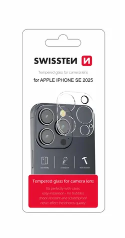 Swissten ochranné sklo na šošovku fotoaparátu pre Apple IPHONE 16e