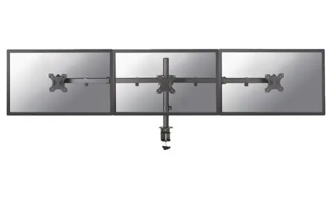 Neomounts FPMA-D550D3BLACK / držiak pre 3 monitory / veľkosť 10 "-27" / 75x75 - 100x100 / nosnosť 7 kg