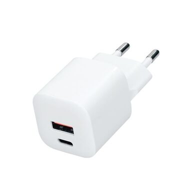 Solight DC77 / rýchlonabíjačka / USB-C + USB-A / 20W / PD fast charger