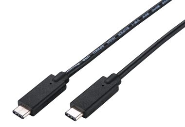 C-tech USB-C kábel 2 m čierna / USB-C (M) - USB-C (M)