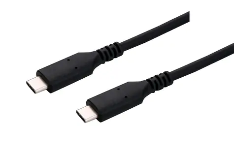 C-tech USB-C kábel 0.5 m čierna / USB-C (M) - USB-C (M)