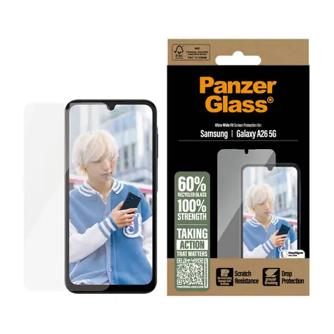 PanzerGlass Ultra-Wide Fit Tvrdené ochranné sklo pre Samsung Galaxy A26 5G