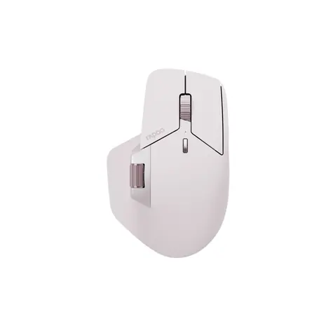 Rapoo MT760M Multi-mode ružová / bezdrôtová laserová myš / 4000 DPI / 10 tlačidiel / 2.4GHz