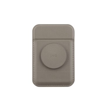 UNIQ FLIXA magnetická peňaženka a stojan s úchytom na mobilný telefón šedá