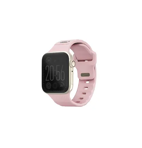 UNIQ Stride FKM remienok pre Apple Watch 42 & 41 & 40 mm - PALE PINK (ružová)