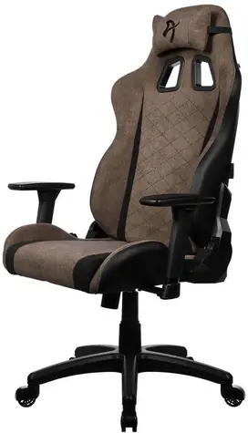Arozzi AVANTI Soft Fabric Brown / Herné stoličky / látkové čalúnenie / hnedá / nosnosť 120kg
