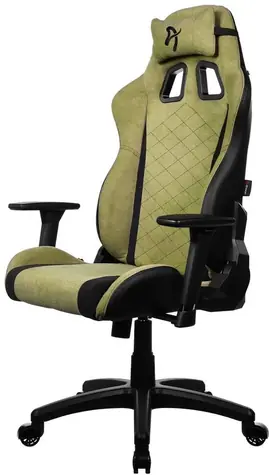 Arozzi AVANTI Soft Fabric Moss Green / Herné stoličky / látkové čalúnenie / machovo zelená / nosnosť 120kg
